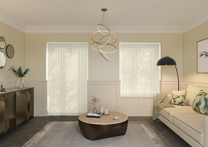 Crossweave, Beige - Vertical Blind - Image 9